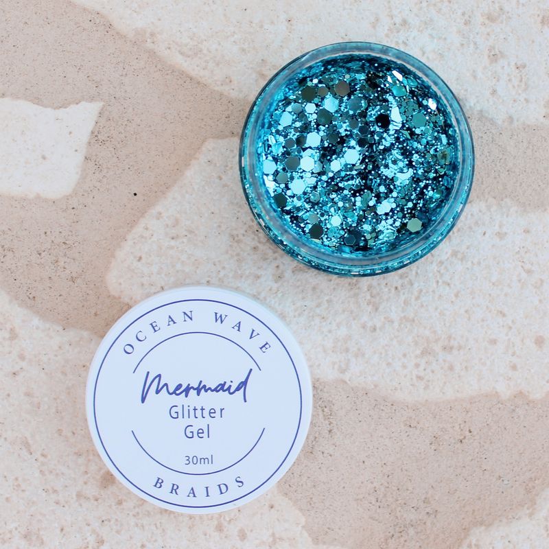 Mermaid Glitter Gel - Crystal Waters