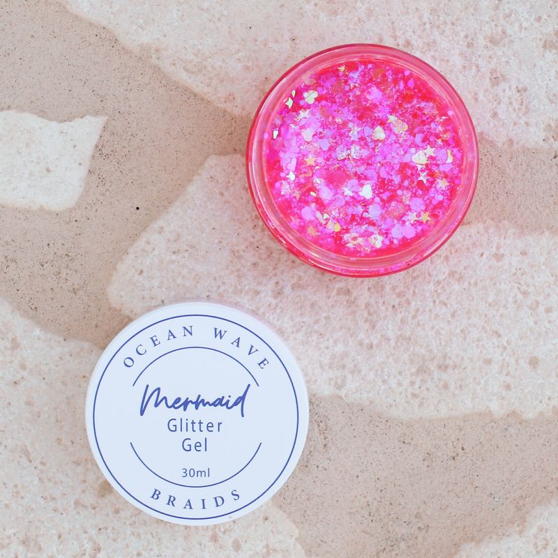 Mermaid Glitter Gel - Pink Stardust