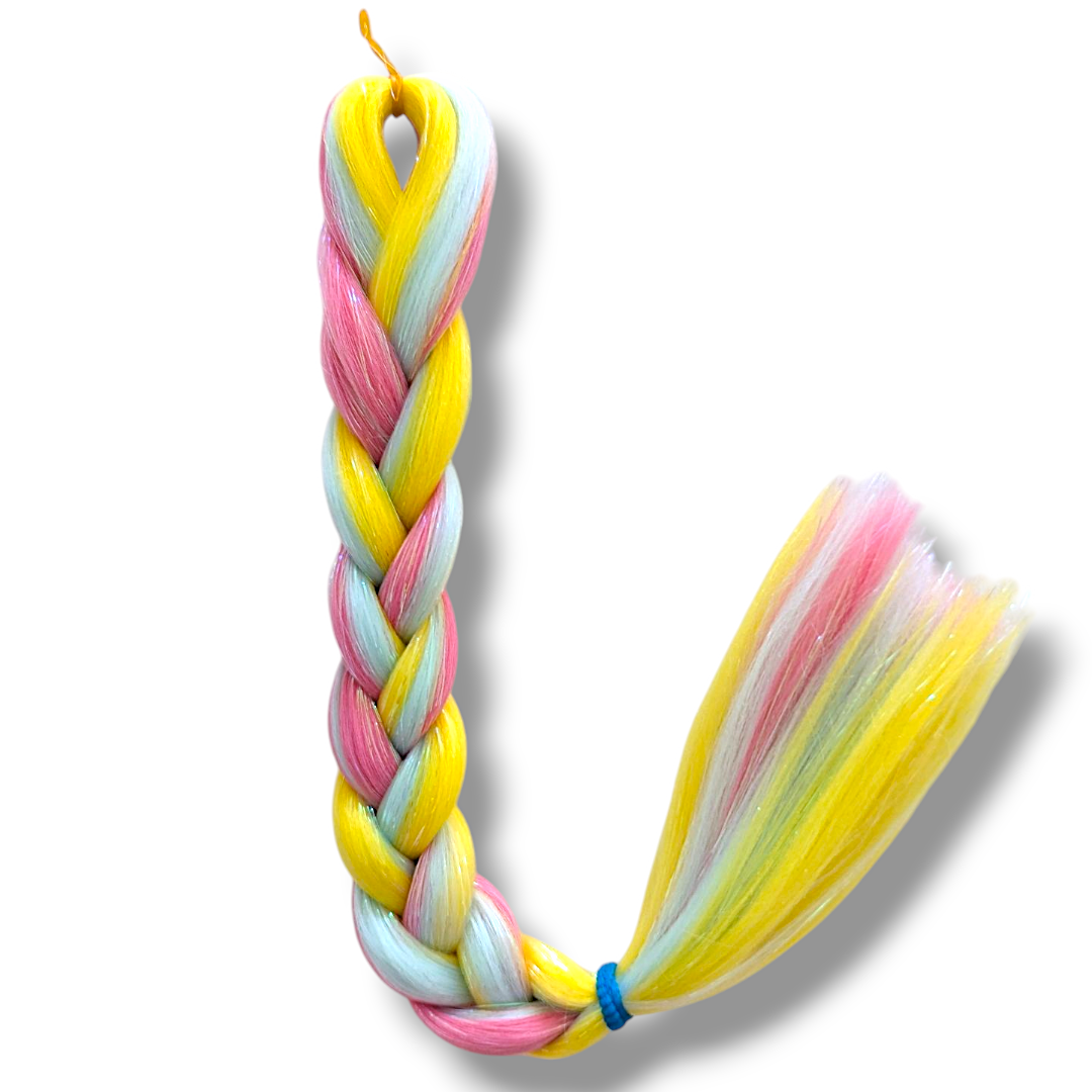 Mermaid Braiding Hair - Pink Lemonade