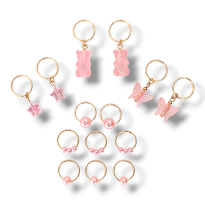 Hair Charms - Pink