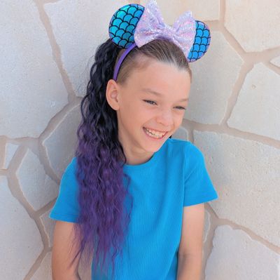 Mermaid Waves Hair Extension - Blackcurrant Bliss