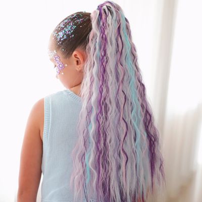 Mermaid Waves Hair Extension - Frosted Lilac