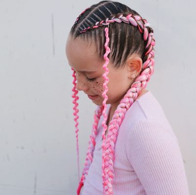 Mermaid Fringe Charms - Pink Flamingo