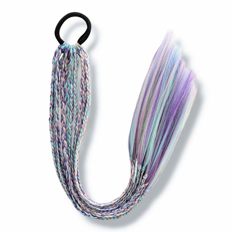 Mermaid Bandless Braids - Frosted Lilac