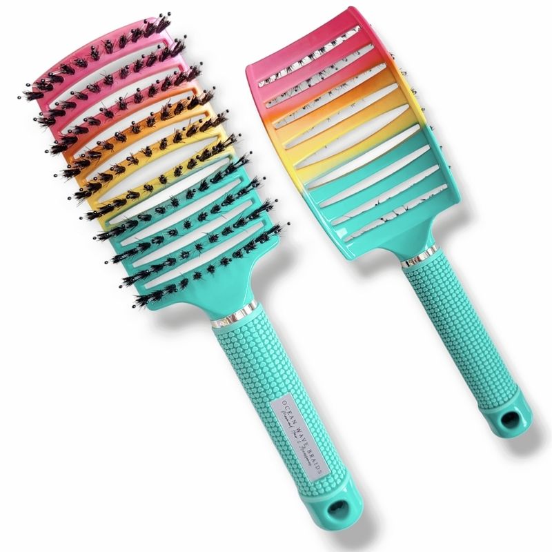 Mermaid Detangling Hair Brush - Rainbow