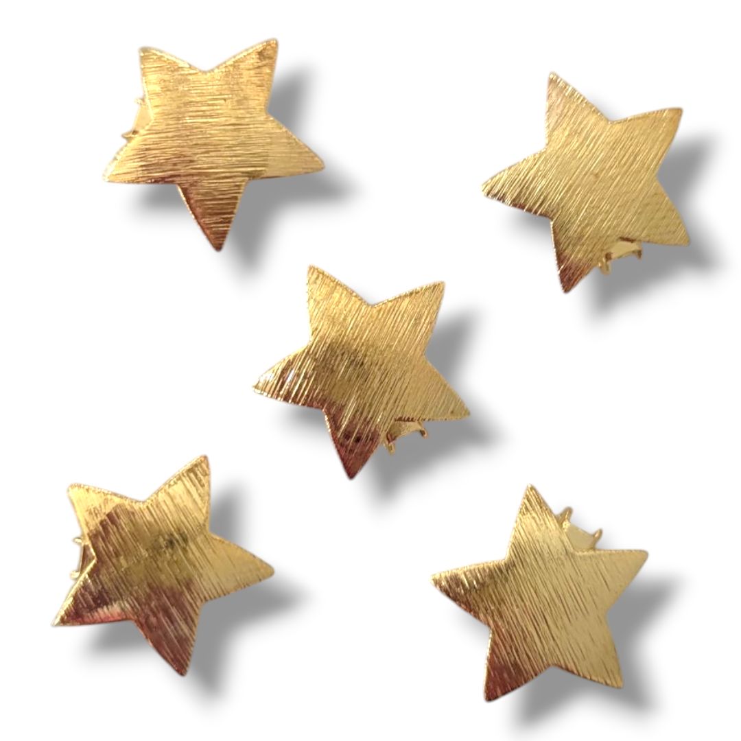 Star Hair Charms - Gold
