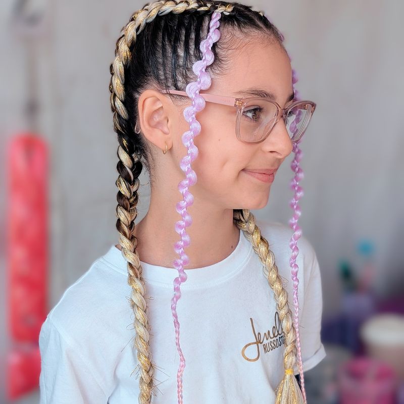 Mermaid Braiding Hair - Gold
