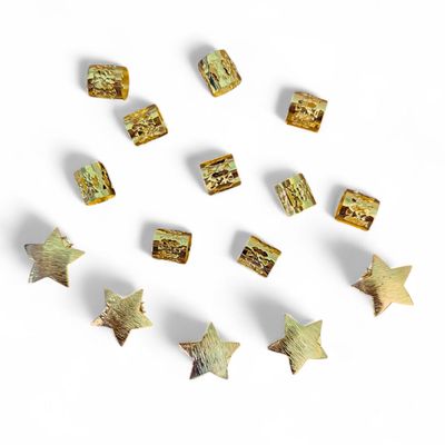 Gold Hair Charms