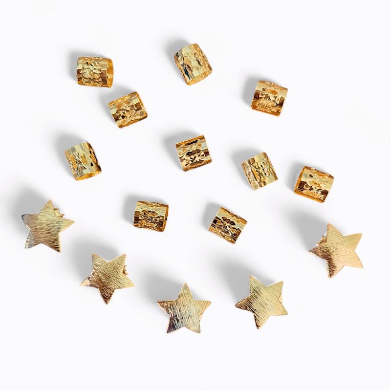 Gold Hair Charms