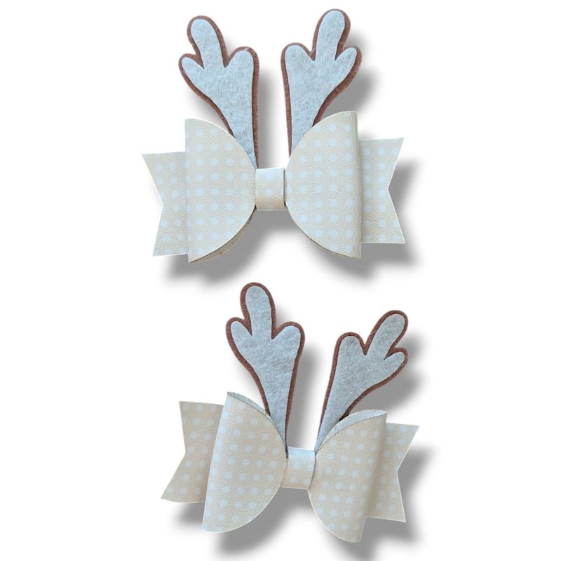 Christmas Reindeer Hair Clips 