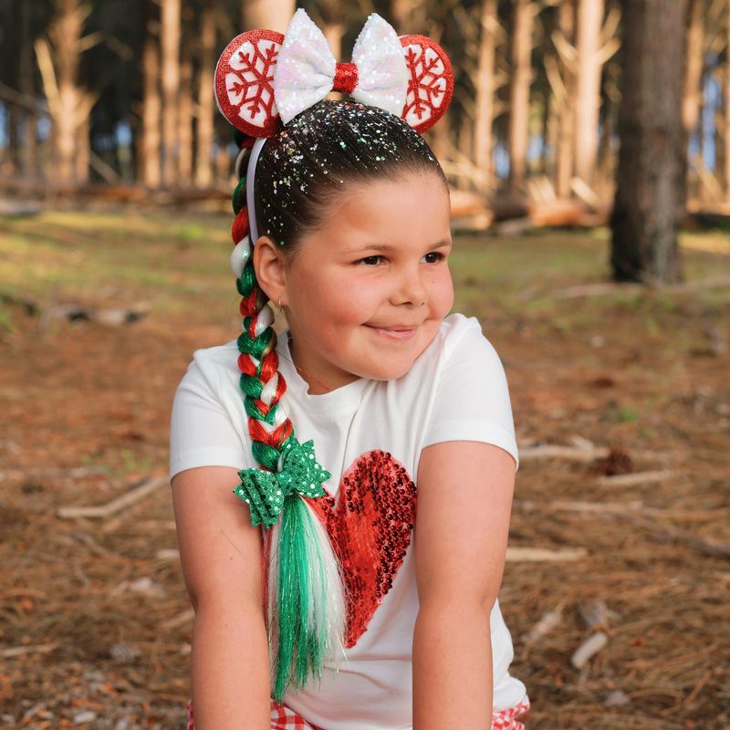 Merry Mermaid Hair Extension - Candycane