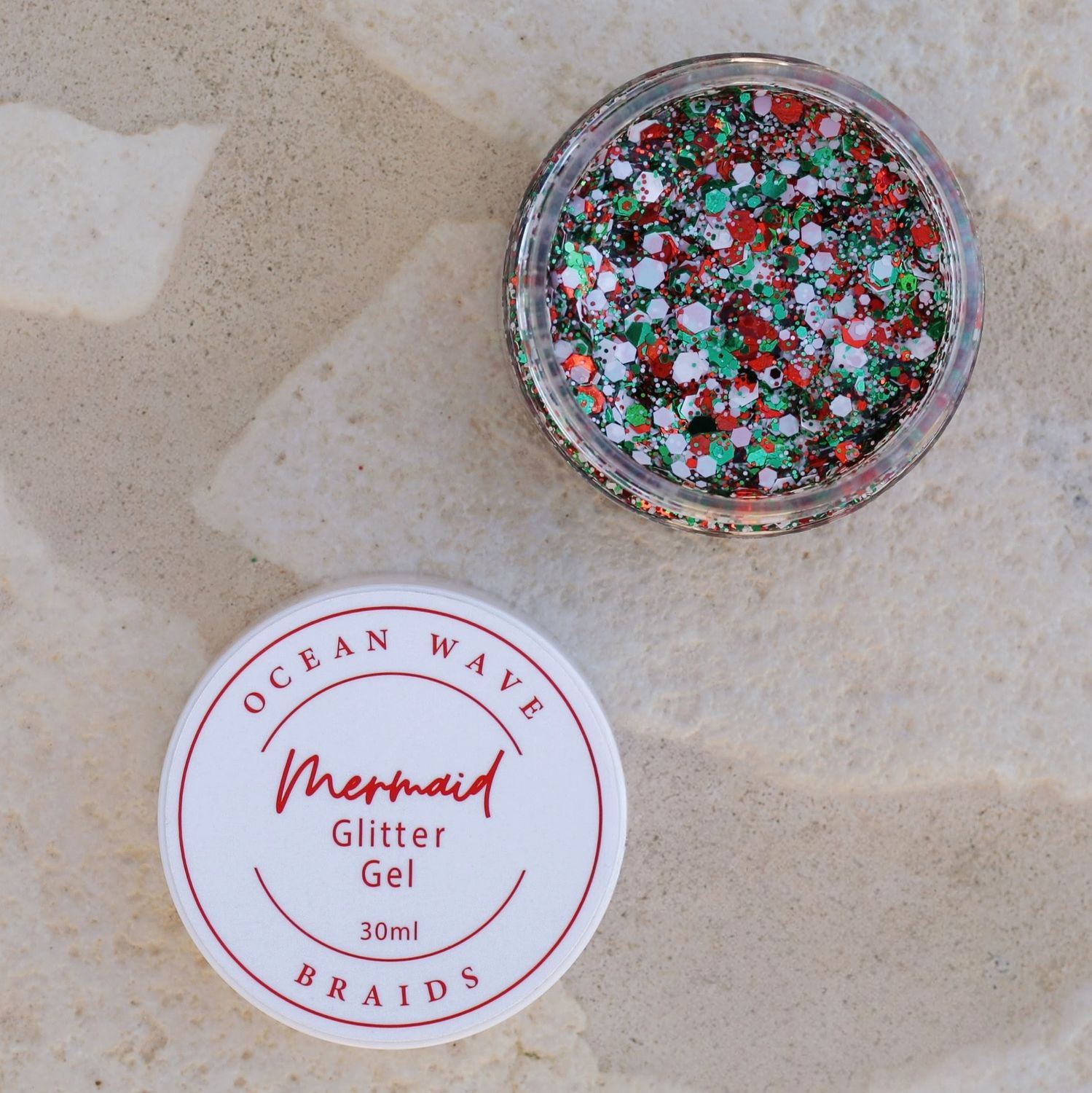 Mermaid Glitter Gel - Candycane