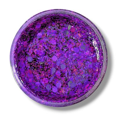 Mermaid Glitter Gel - Midnight Purple