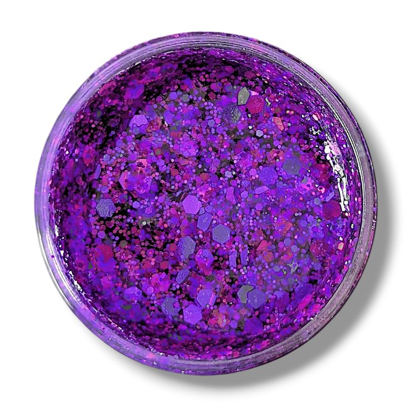 Mermaid Glitter Gel - Midnight Purple