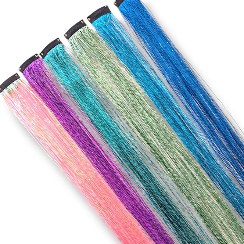 Clip in Hair Extension - Tinsel Fairy Aster