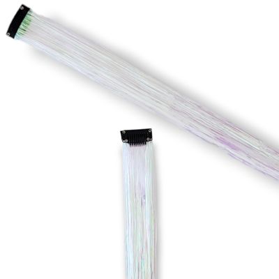 Clip in Hair Extension - Tinsel Snow