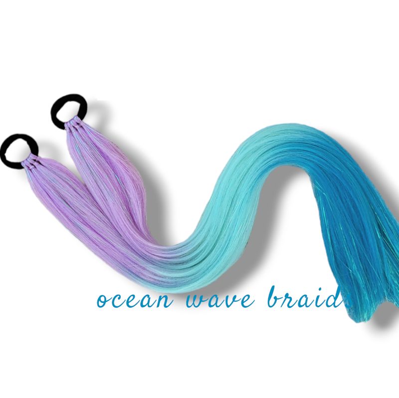 Piggy Tail Hair Extensions - Candy Apple