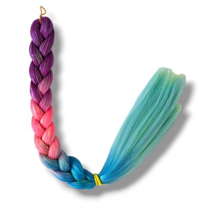 Mermaid Braiding Hair - Grape