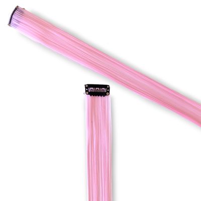 Clip in Hair Extension - Light Pink