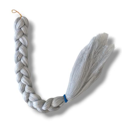 Mermaid Braiding Hair - Silver