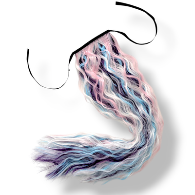 Mermaid Waves Hair Extension - Frosted Lilac