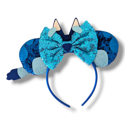 Glitter Bow Headband - Bluey 