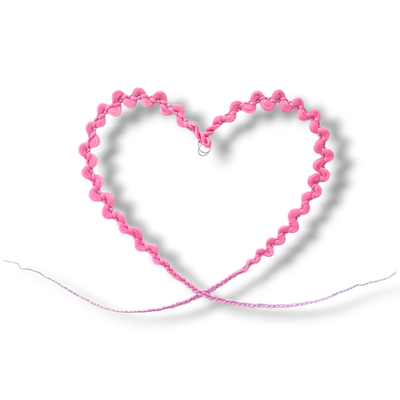 Mermaid Fringe Charms - Pink Flamingo