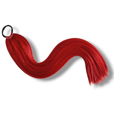 Mermaid Hair Extension - Red Tinsel Mermaid Hair Extension - Red Tinsel