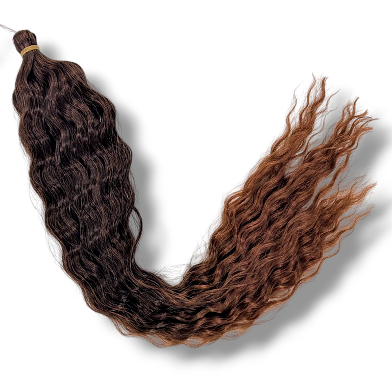 Mermaid Waves Braiding Hair - Chocolate (Ombre)