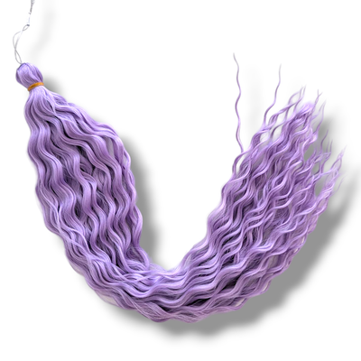 Mermaid Waves Braiding Hair - Lilac