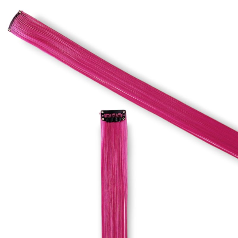 Clip in Hair Extension - Magenta