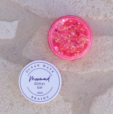 Mermaid Glitter Gel - Coral