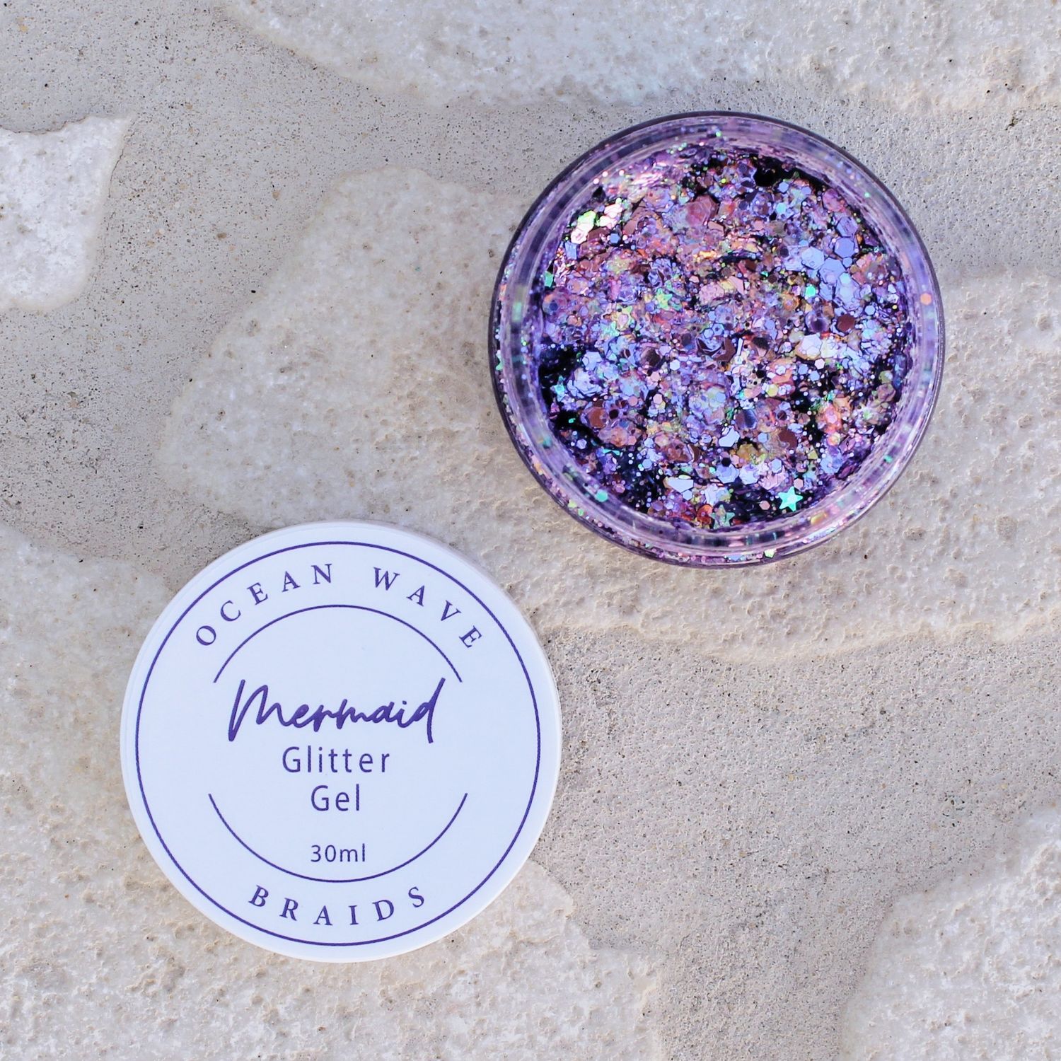 Mermaid Glitter Gel - Purple Mist