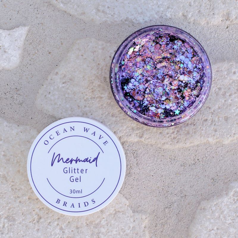 Mermaid Glitter Gel - Purple Mist