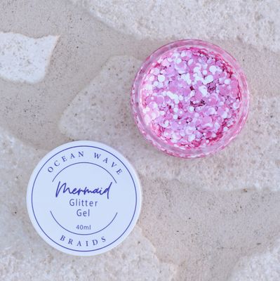 Mermaid Glitter Gel -  Pink Peony