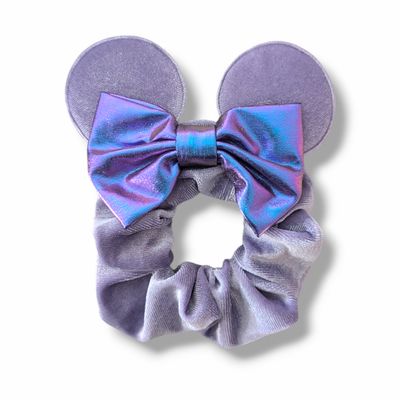 Mouse Ear Scrunchie - Purple