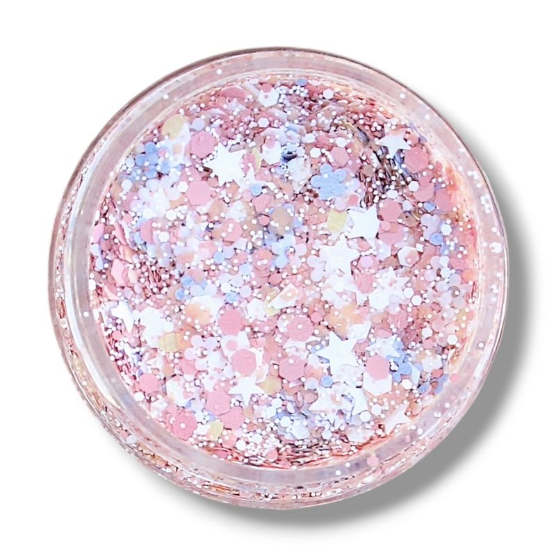 Mermaid Glitter Gel - Enchanted Peach