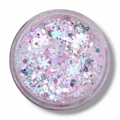 Mermaid Glitter Gel -  Pink Frosty