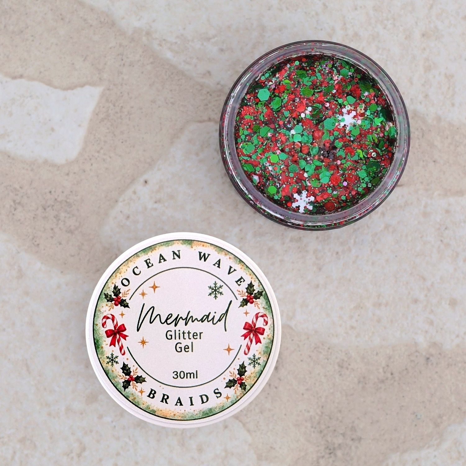Mermaid Glitter Gel - Christmas Snowflake