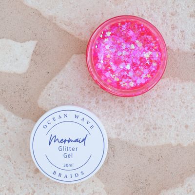 Mermaid Glitter Gel - Pink Stardust