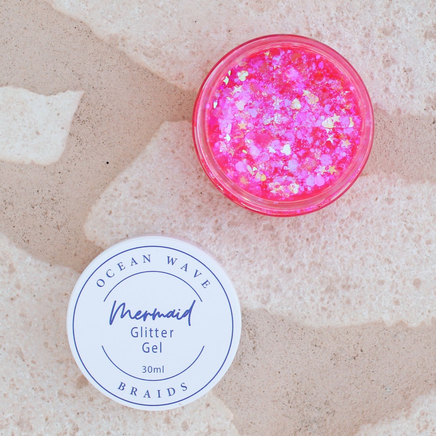 Mermaid Glitter Gel - Pink Stardust