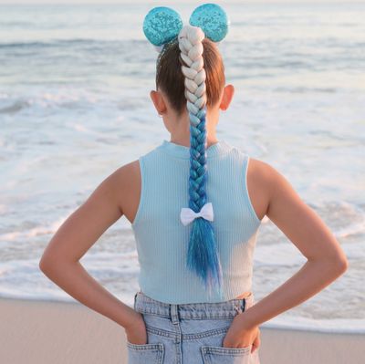 Mermaid Hair Extension - Blue Frosty