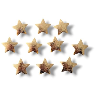 Gold Star Hair Clips