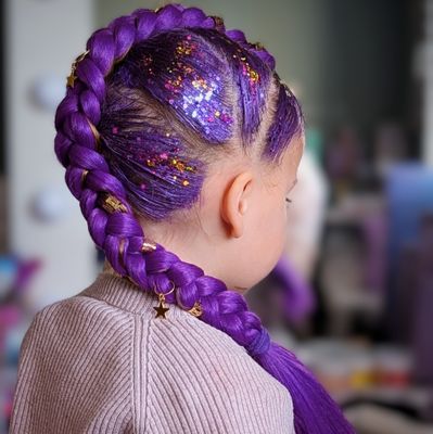 Mermaid Braiding Hair - Rumi Purple