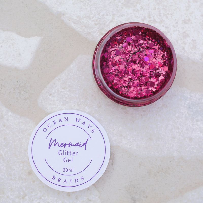 Mermaid Glitter Gel - Rose Pink
