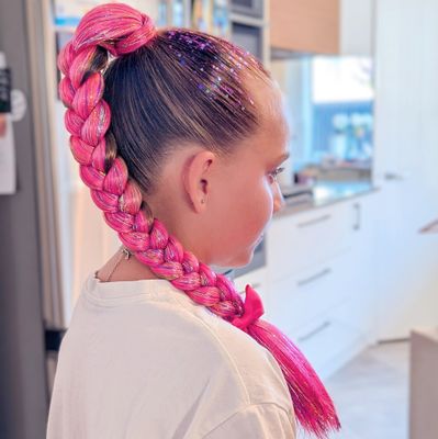Mermaid Hair Extension - Pink Stardust