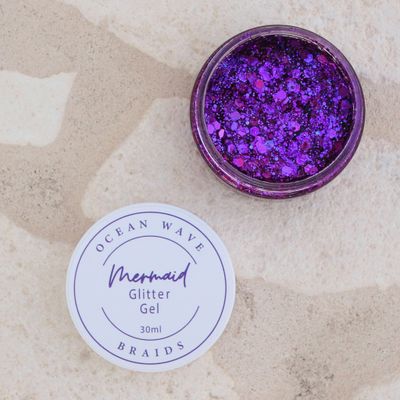 Mermaid Glitter Gel - Midnight Purple