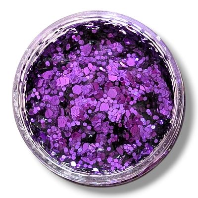 Mermaid Glitter Gel - Midnight Purple