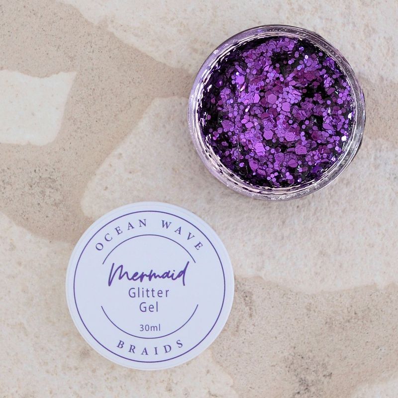 Mermaid Glitter Gel - Midnight Purple Mermaid Glitter Gel - Midnight Purple