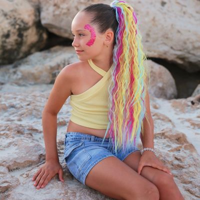 Mermaid Waves Extensions - Skittles